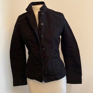 Banana Republic Black Jean Women Jacket